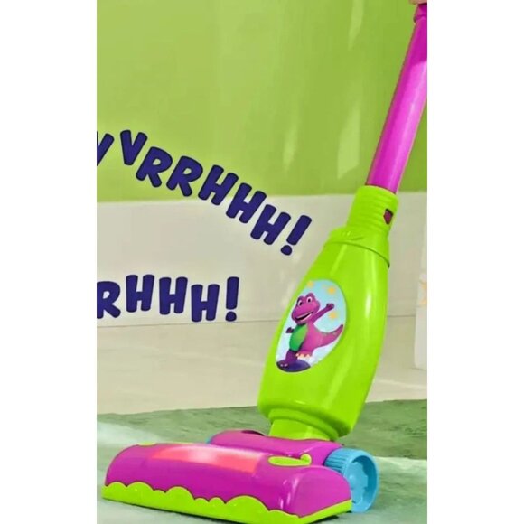 Fisher-Price Barney’s World Clean Up Vacuum Toy With Lights Music & Games NEW - Picture 8 of 10